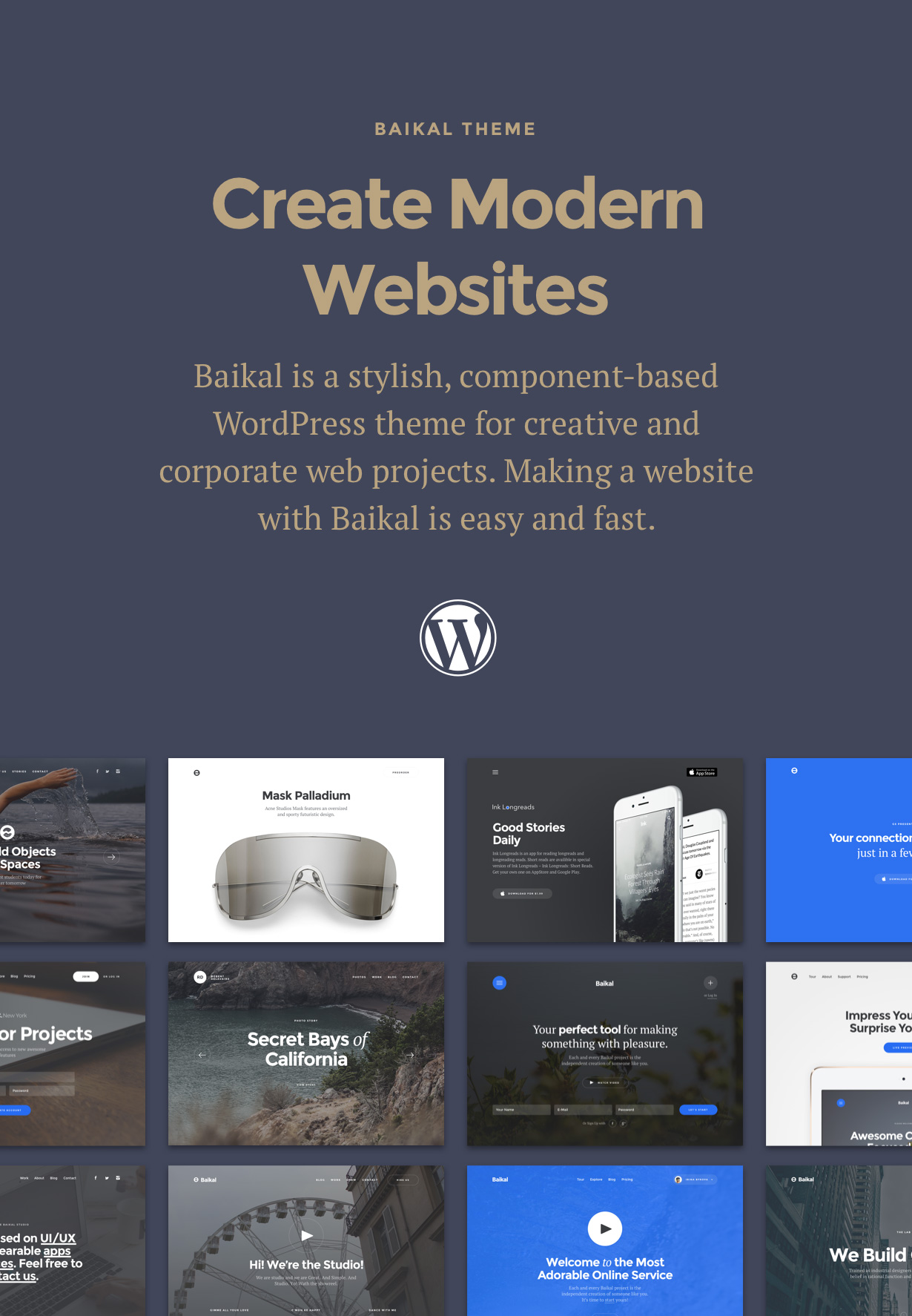 Baikal - Chủ đề WordPress đa năng đáp ứng - 1
