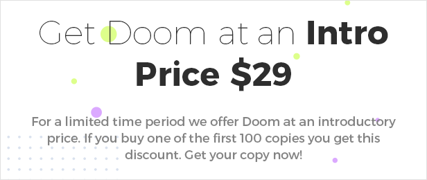 Doom - Multi-Purpose WordPress Theme - 1